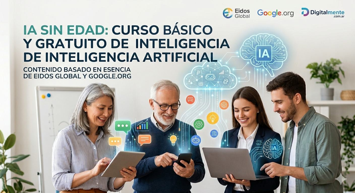 IA Sin Edad: Curso Básico y Gratuito de Inteligencia Artificial